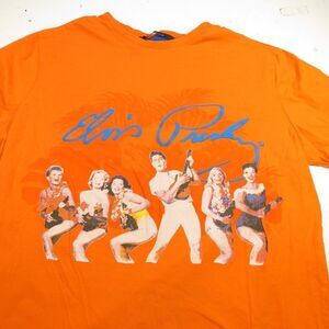 ELVIS PRESLEY BLUE HAWAII TEE T SHIRT Mens M Orange